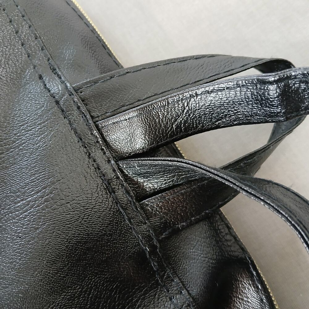 Mini Double Zippers Oxford Backpack EUC repaired T&J Designs spacious - Picture 7 of 10